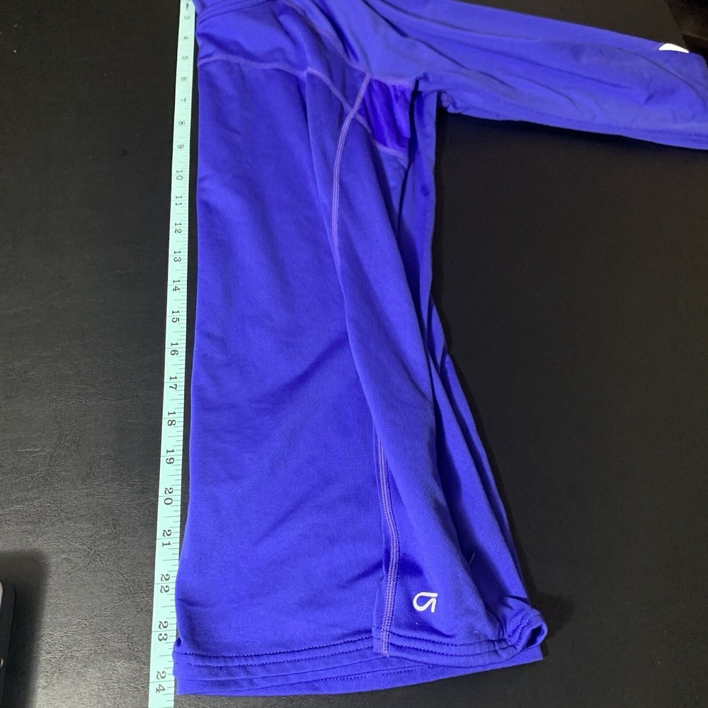GapFit Women Performance Top Blue Reflective Stripe S - Picture 9 of 11